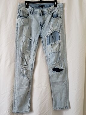 Men's INC. Ripped Patched Jeans
